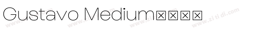 Gustavo Medium字体转换